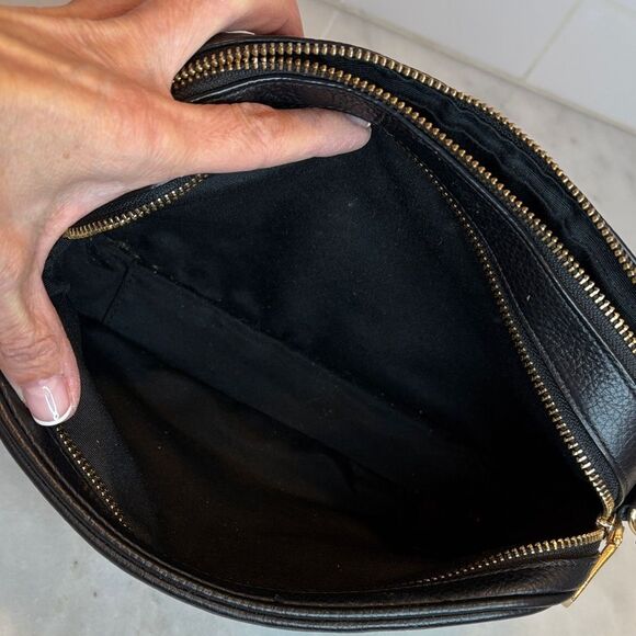 Coach Crossbody Bag Purse Handbag Leather Embossed Horse & Carriage Jes Pebbled - Picture 14 of 16